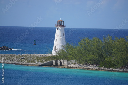 beaches water rocks lighthouse palm trees islands ropes 