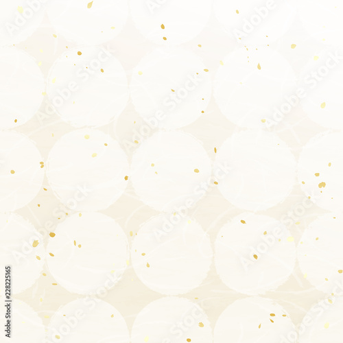 丸　模様　和紙風テクスチャ