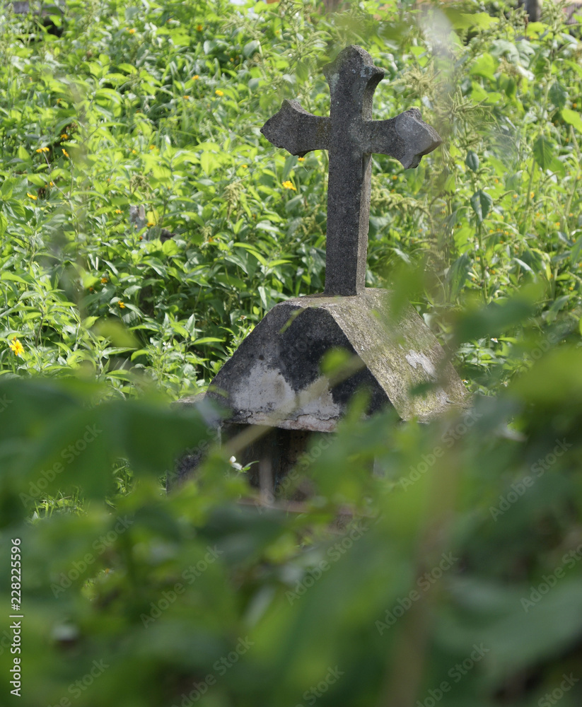 Tumba abandonada en el cementerio de Xalapa Veracruz en México 2018