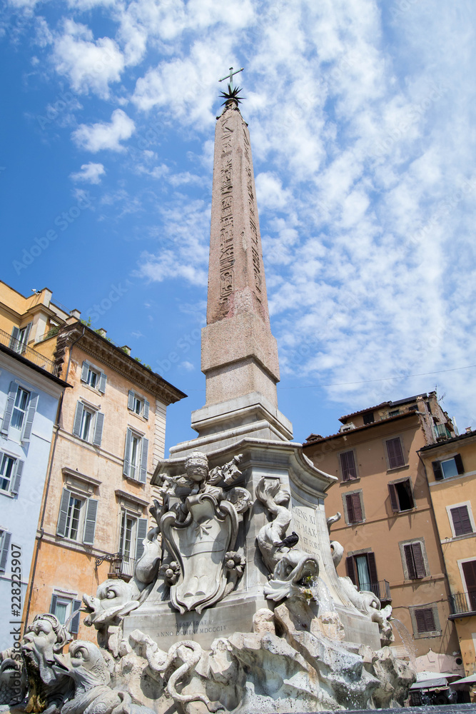 Obelisk in Piazza del Rotonda