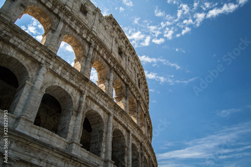 Side of colosseum