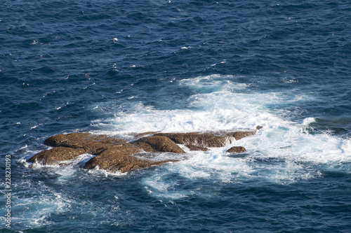 Albany Australia, breaking waves over rocks torndirrup national park © KarinD