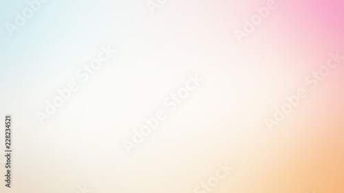 Abstract blur soft gradient pastel dreamy background photo
