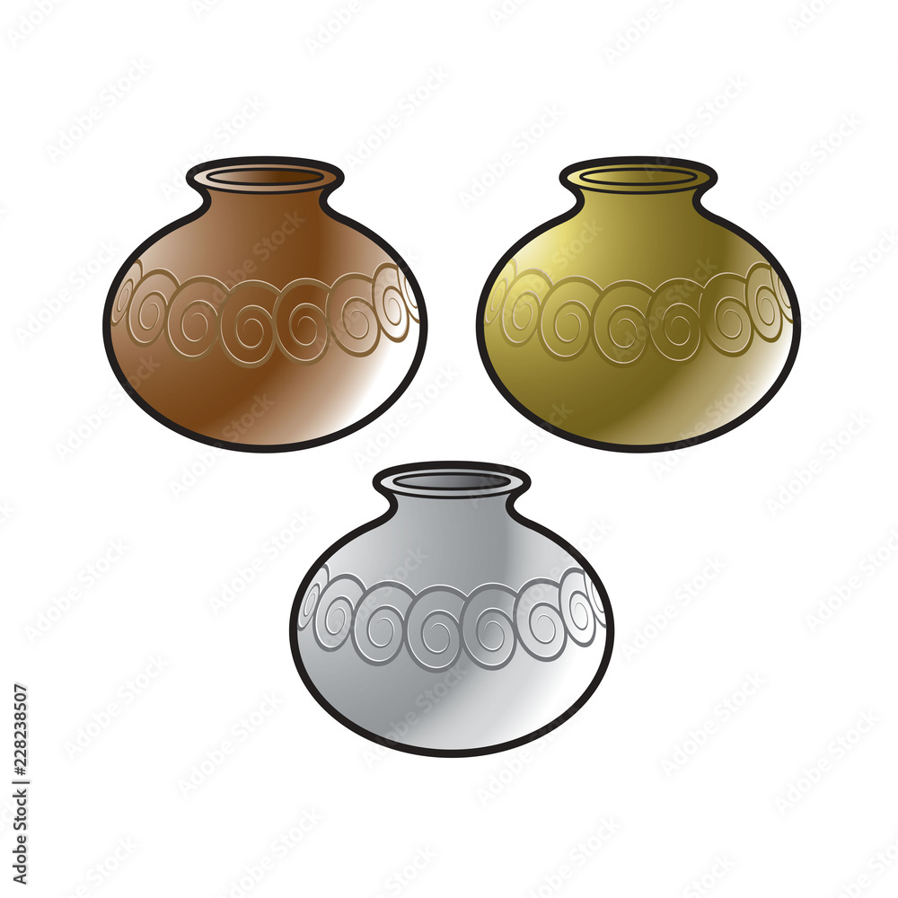 Clay Water Pot Clipart