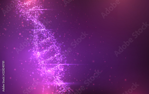 vector. Abstract background with glare and glow
