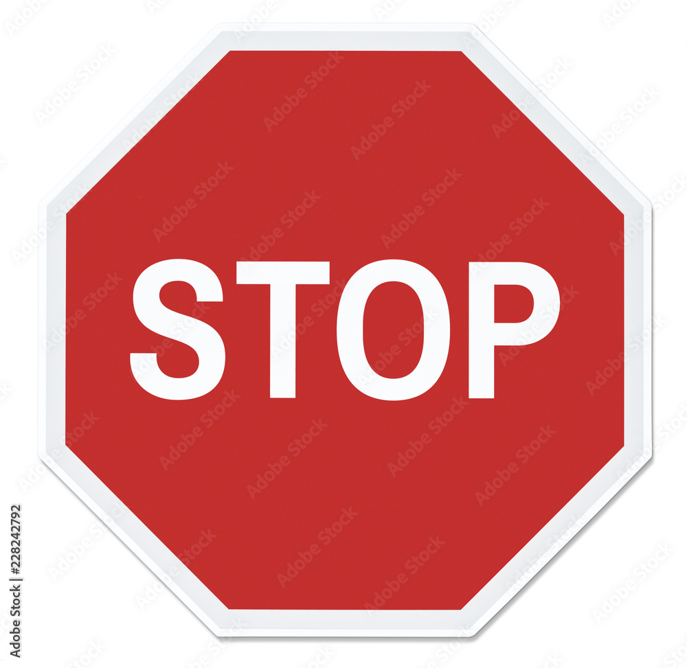 Stop street sign vector illustration Stop street sign vector illustration
