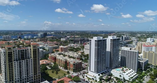 Aerial of West Palm Beach, Florida