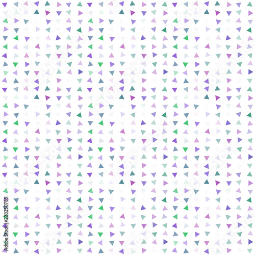 Abstract seamless pattern background with multi-colored varied triangles.