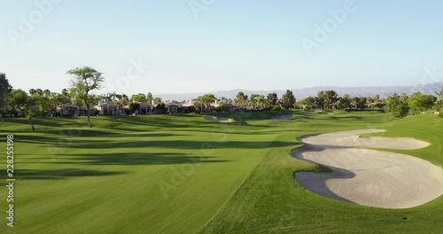 Aerial of a Residential Golf Community in Southern California