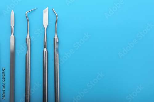 Four stainless steel surgic...