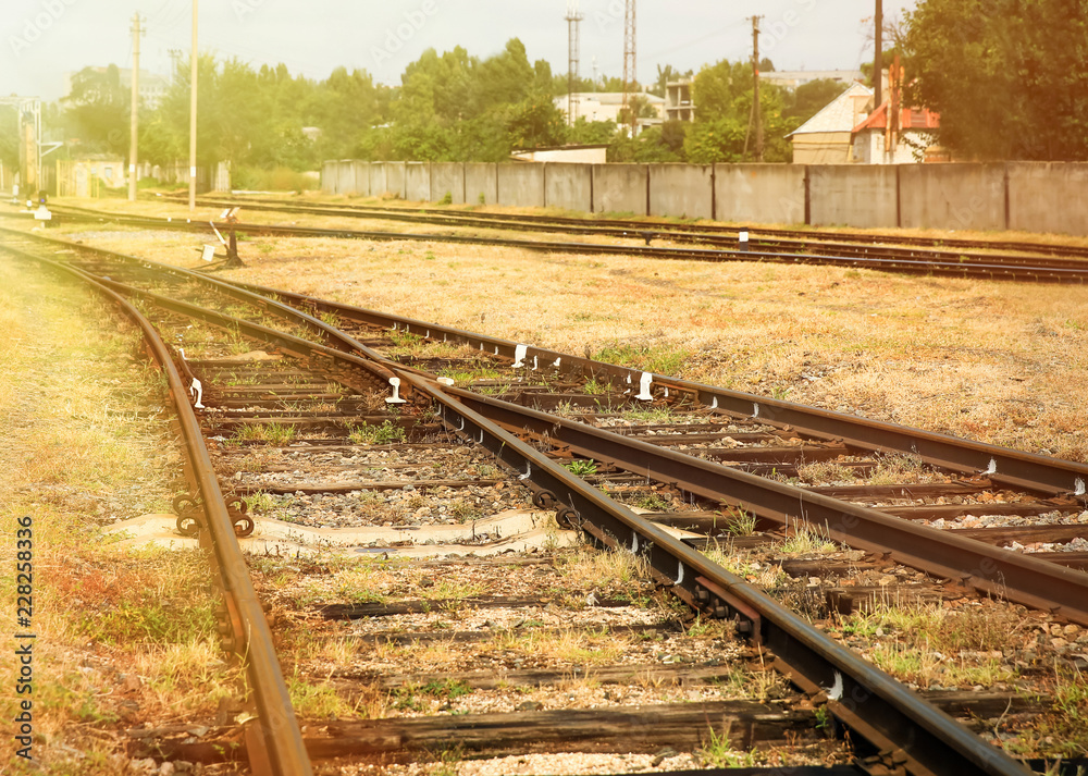 Old railway tracks