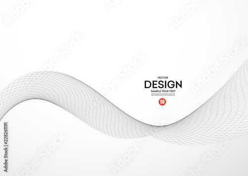 Vector abstract geometric background. Grid construction design