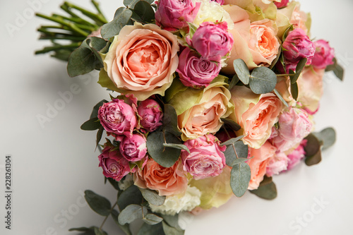 Wedding bouquet. Bouquet of flowers for bride © Wedding photography