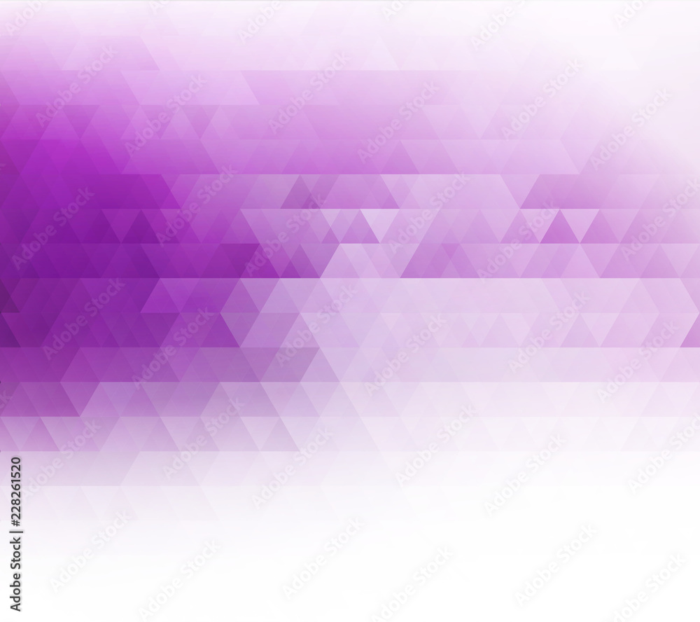Obraz premium Vector color abstract geometric banner with triangle.