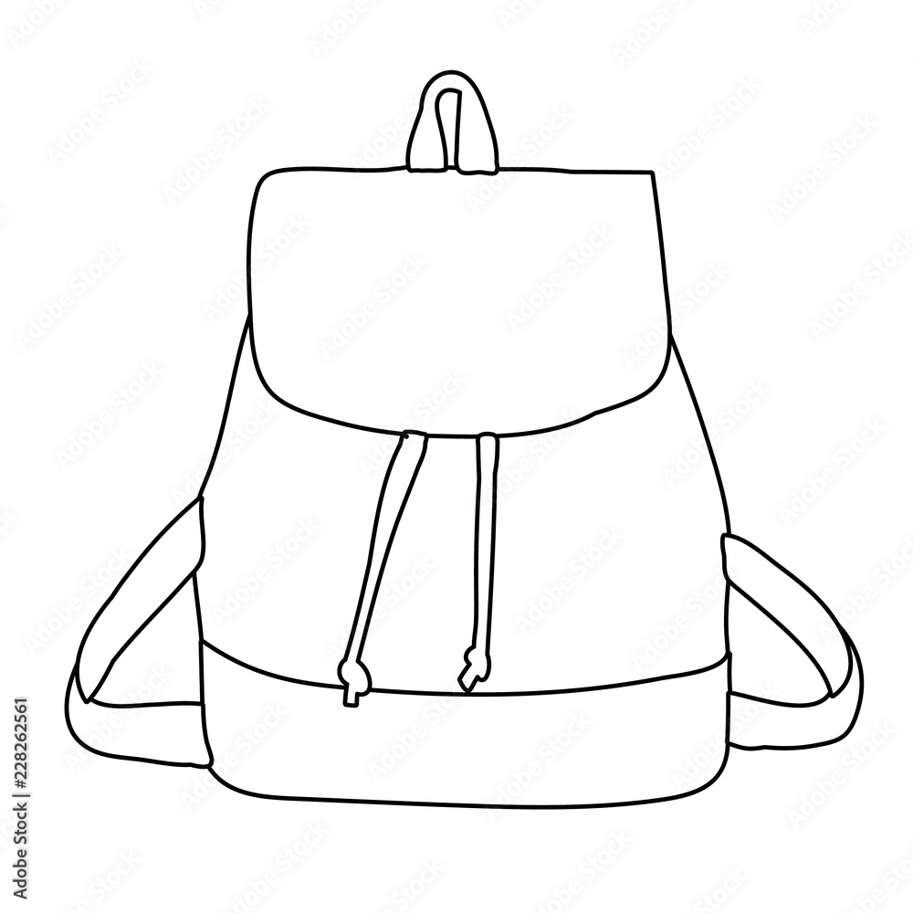 backpack outline