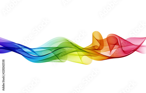 Abstract colorful vector background, color flow wave for design brochure, website, flyer.