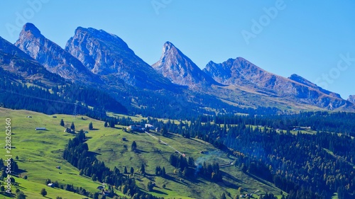 schweizer alpenlandschaft