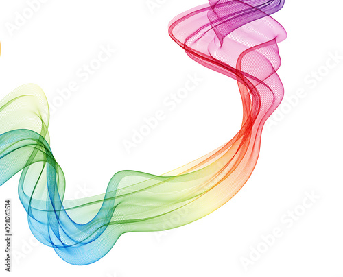 Abstract colorful vector background, color flow wave for design brochure, website, flyer.
