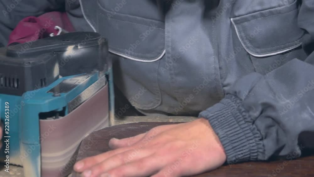 Production of cabinet furniture. 4k