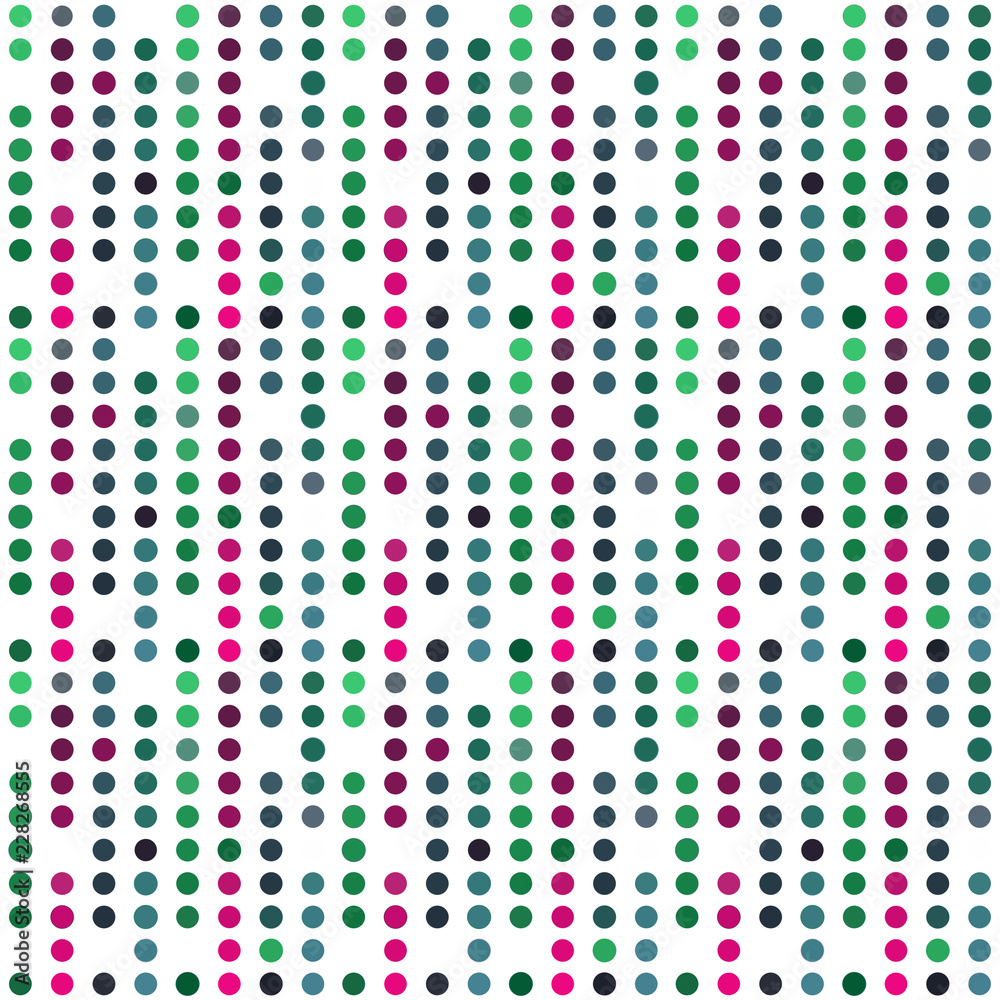 Seamless abstract pattern background with a variety of colored circles. Seamless abstract pattern background with a variety of colored circles.