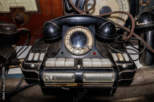 Obraz na plátně vintage selector phone