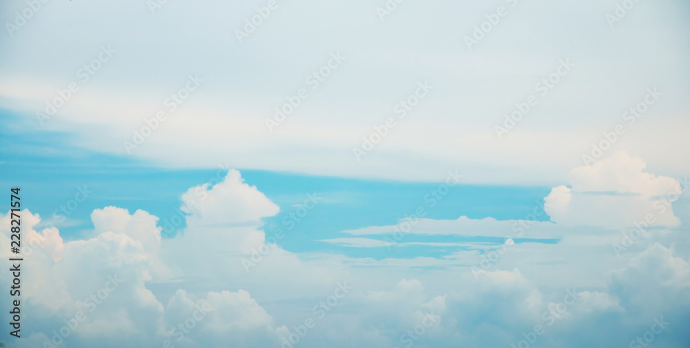 Fototapeta premium Fantasy and vintage dynamic cloud and sky with grunge texture for background Abstract,postcard nature art style,soft and blur focus.