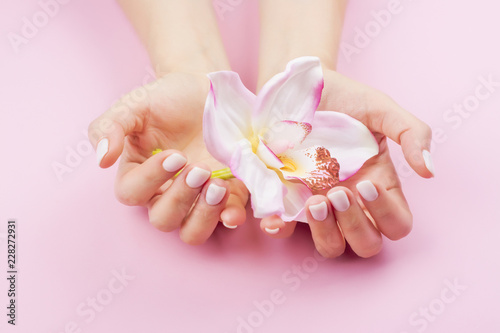 Beautiful pastel manicure