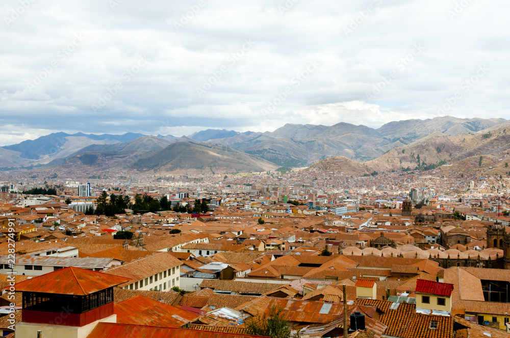 Rooftops of Cusco City - Peru