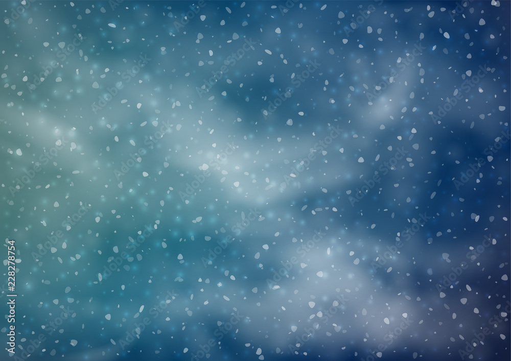 Abstract Snowy Background - obrazy, fototapety, plakaty 