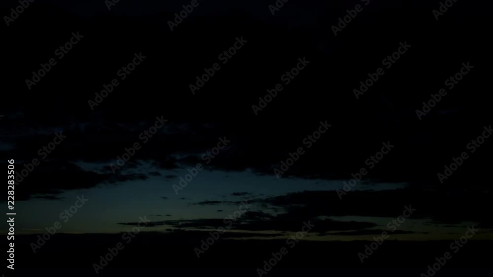 Scenic Sunrise Clouds and Sun Across Colorful Sky. Time Lapse Scenic Sunrise Clouds and Sun Across Colorful Sky. Time Lapse