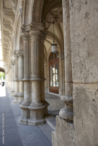 columns of the hall