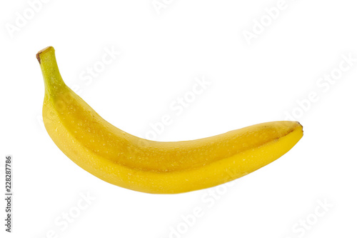 fresh yellow banana isolated