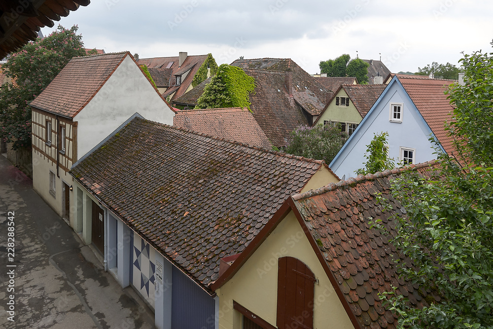 roofs of old houses