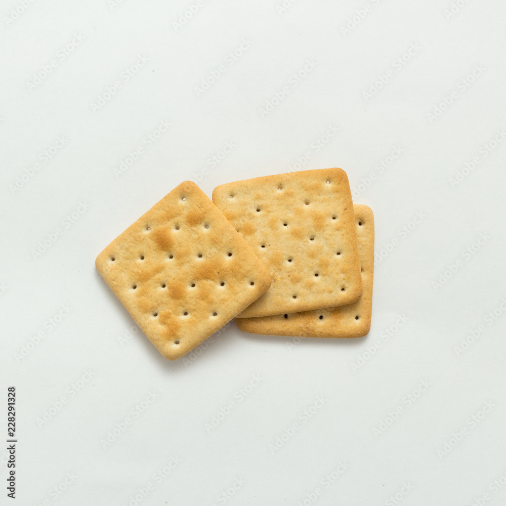 Tasty cookies biscuits on white background, top view Tasty cookies biscuits on white background, top view