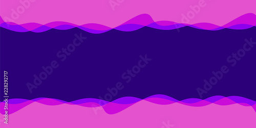 Abstract seamless pattern, interlaced wavy lines. Vector illustration.