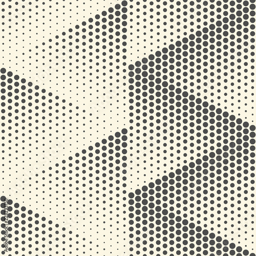 Seamless Triangle Background. Vector Halftone Texture