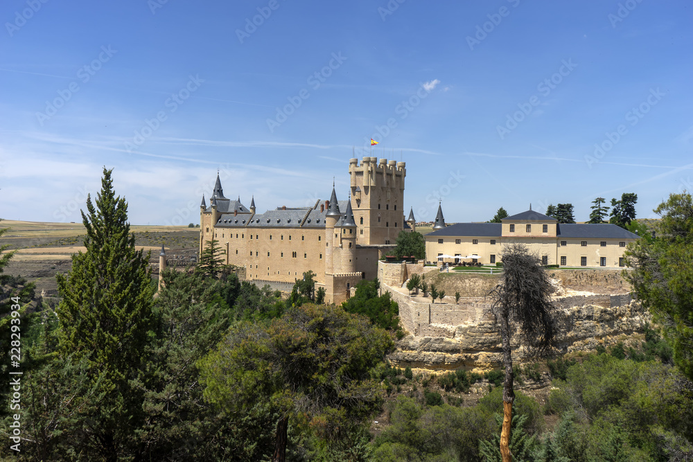 Monumentos de Segovia, el Alcázar, España