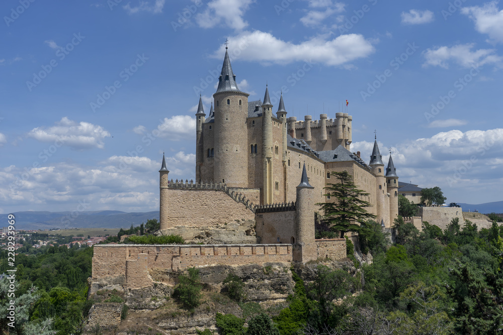 Monumentos de Segovia, el Alcázar, España