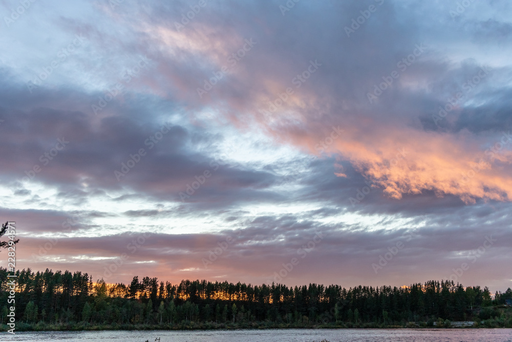 Norway Dramatic cloudy sky great for change sky background Stock Photo |  Adobe Stock