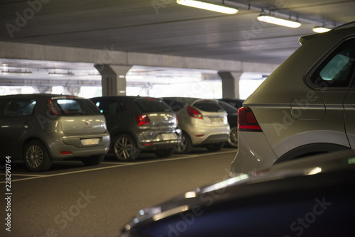 Underground car parking of a shopping center © Nicola