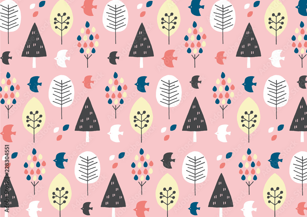 北欧柄ピンク Stock ベクター Adobe Stock 北欧柄ピンク Stock ベクター Adobe Stock