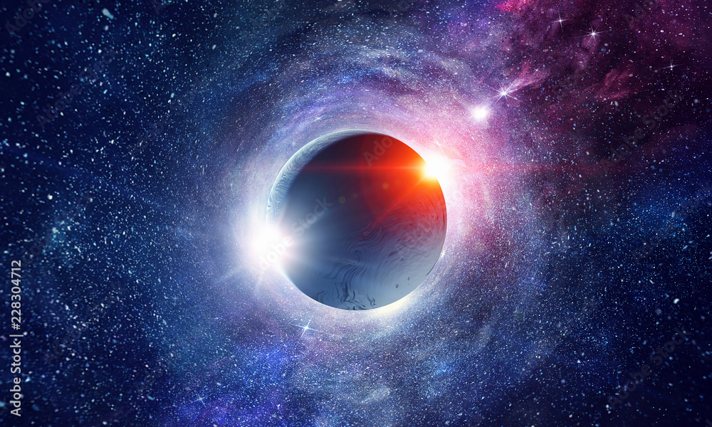 Obraz premium Space planets and nebula