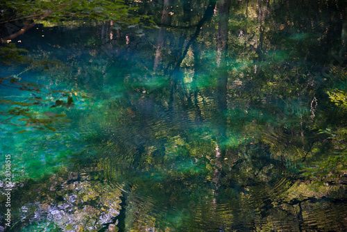 Fototapeta Naklejka Na Ścianę i Meble -  Beautiful lake in Japan