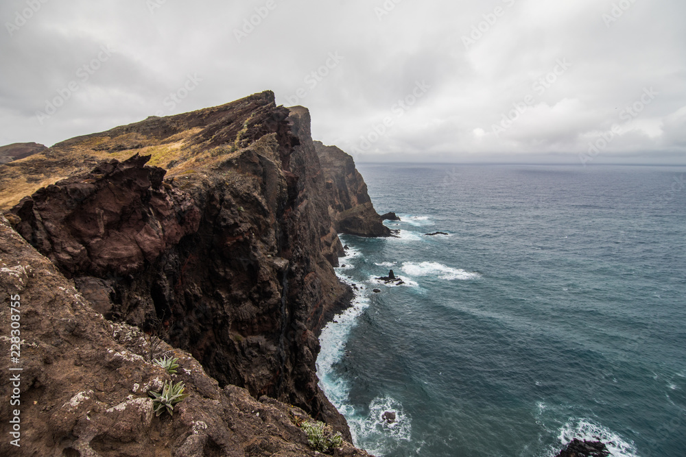 Cape Ponta de Sao Lourenco eastern edge of Madeira island, Portugal