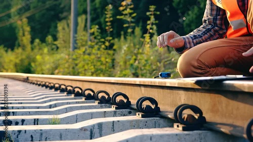 Railway workers serve the railroad for the safety of passengers and freight
