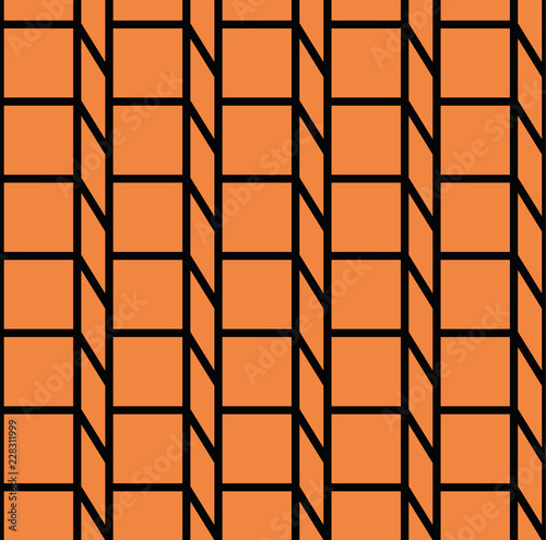 Vector abstract brick seamless pattern tile.