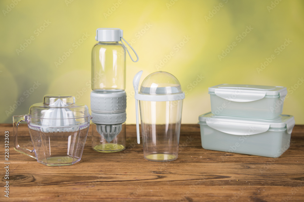 Containers for food, healthy eating, fitness Containers for food, healthy eating, fitness