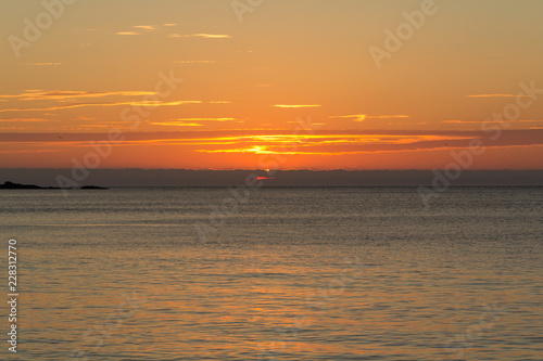 Sunset viewed from Porthmeor beach, St Ives © Mark Roper