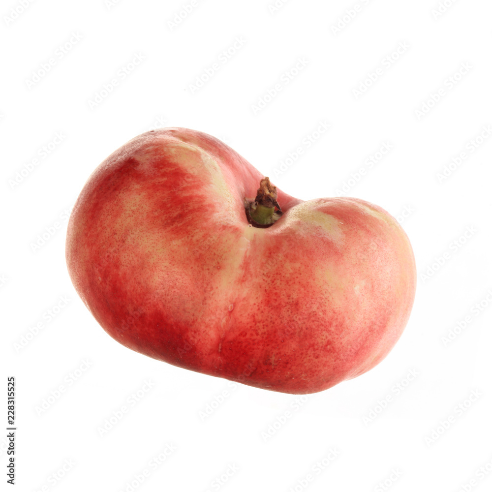 peach isolated on white peach isolated on white