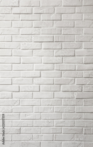 白いレンガ壁